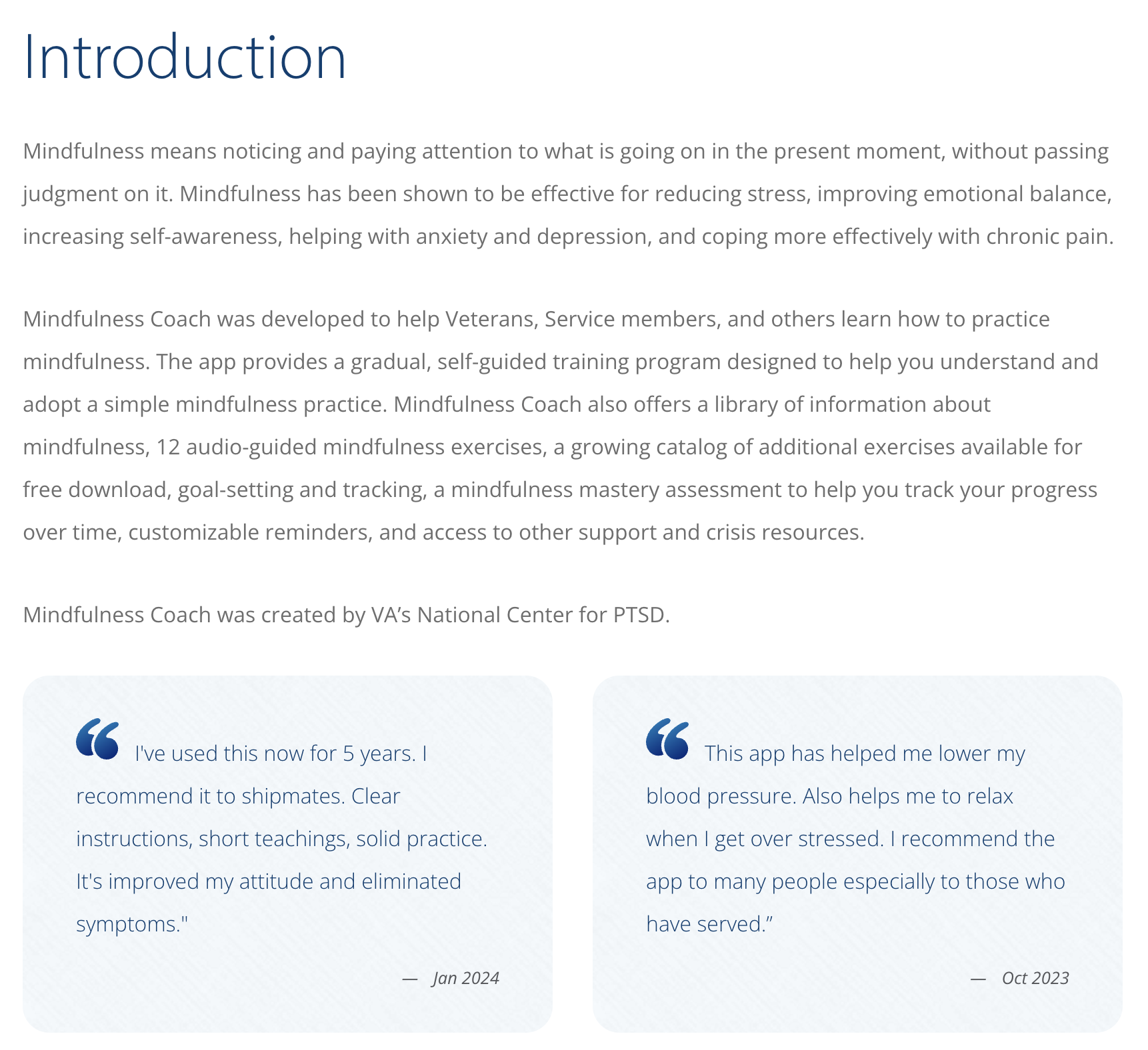 Introduction Mindfulness means noticing and paying attention to what is going on in the present moment ...